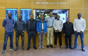 Javit Drake and Nigerian visiting professors